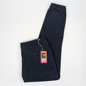 BearBottom Stretch Jogger Pants Mens XL 30" Inseam Navy Blue Chino Casual